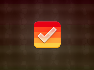 Clear App Icon app black check clear icon ios orange red yellow