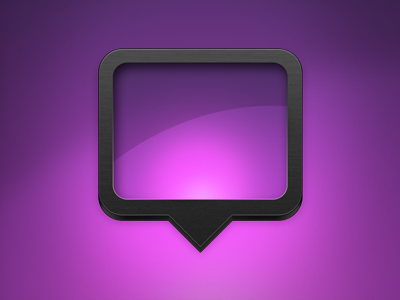 Twitter for Mac black icon icons pink purple tweetie twitter