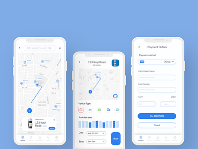Car-Park Booking App Concept
