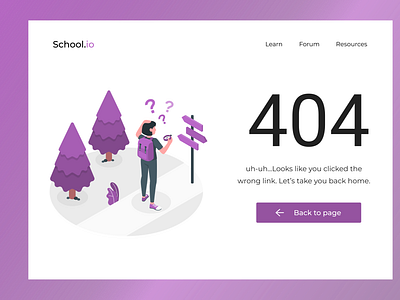 404 page design 404 branding design graphic design ui ux website
