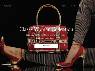 Fashion store for women wears ui web