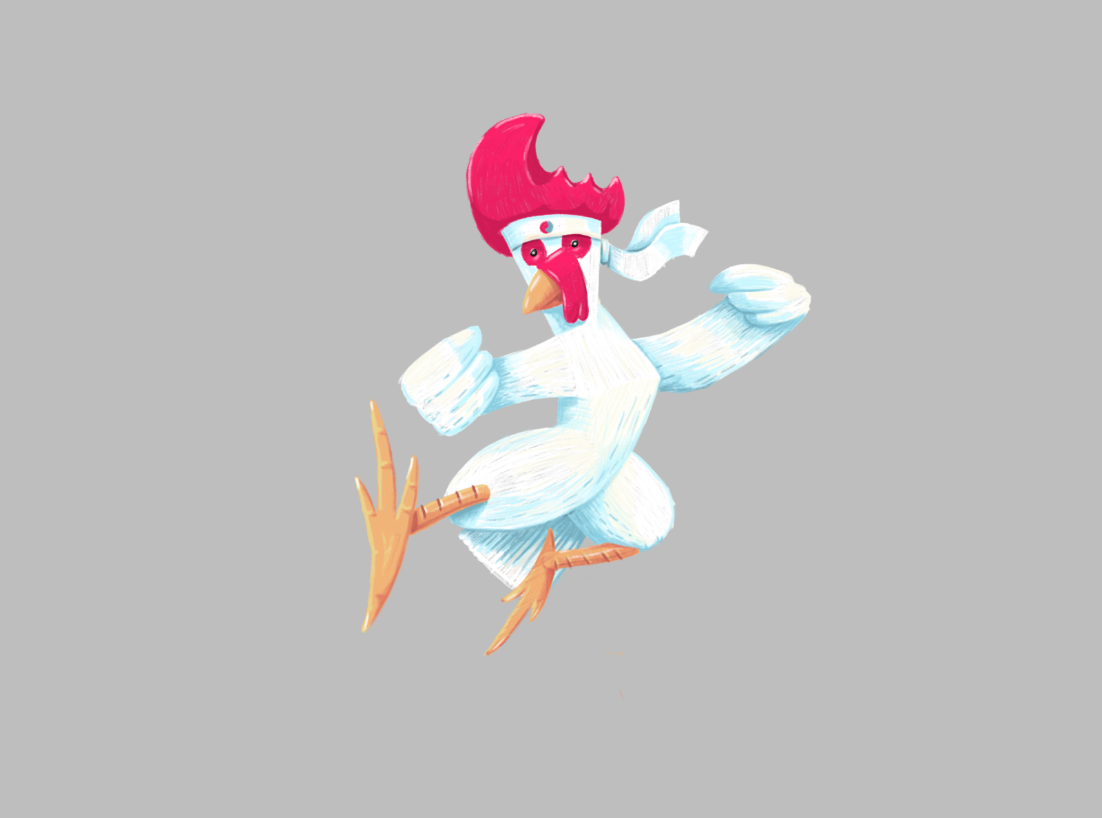 Karate Chicken By Tzvika Migael On Dribbble