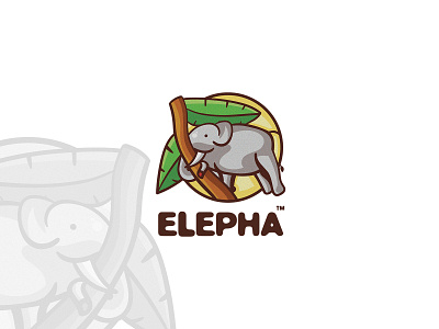 CARTOON ELEPHANT MASCOT LOGO DESIGN catoon logo elephant logo mascotlogo