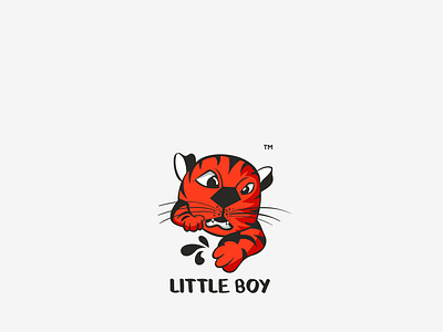 little boy mascot logo