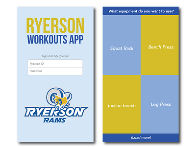 Workout App Mock