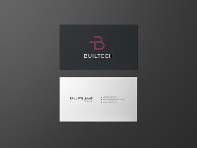 Builtech Construction Company branding design logo