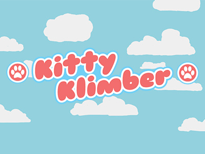 Kitty Klimber app game gamedev kitty logo typography