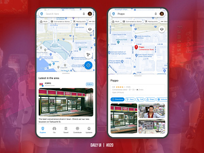 Daily UI 020 daily ui 020 dailyui design game ui google google maps location maps product tracker ui ux video games