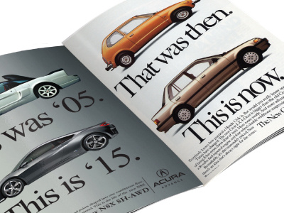 Acura Ads acura ad cars design honda print
