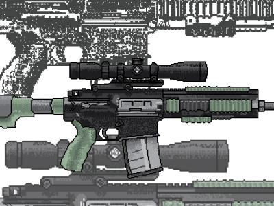 Ar15 Pixel Art