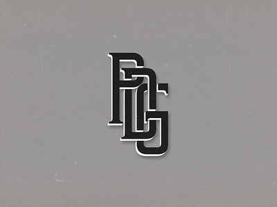 PDG Logo (my personal Logo) branding design logo monogram typography vector