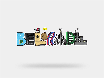 Belgrade Illustration for NIKE on Sneakerville Festival design events illustration typography vector