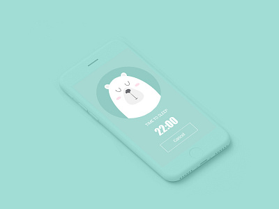 Time to sleep app design