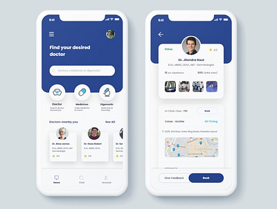 Medical app design ui ux