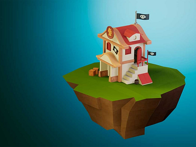 Isometric house 3D