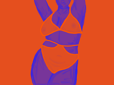 Untitled blue body color complentary design illustration orange rgb