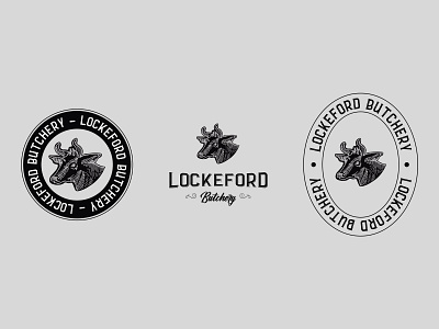 Lockeford Butchery branding design graphic design illustration logo