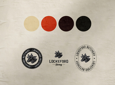 Lockeford Butchery branding design graphic design illustration logo