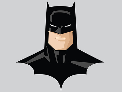 Batman design illustration logo