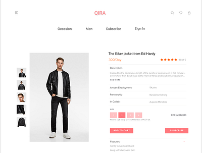 Qira branding illustration ui ux web website