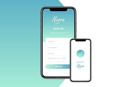 Sign up for Noora app