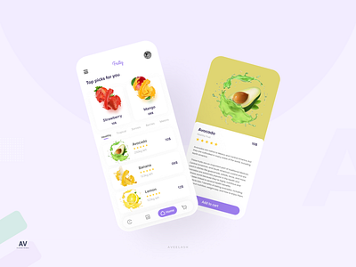 Fruity App UI Design