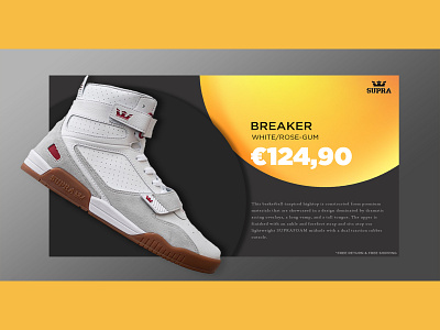 supra footwear Ad design