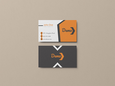 Demo Business card design art branding business card design businesscard clean design company logo creative creative design design flat icon illustraion typography