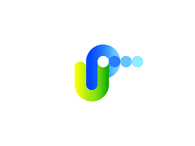 Upay logo#1 branding design fresh gradient icon icon design logo minimal typography vector