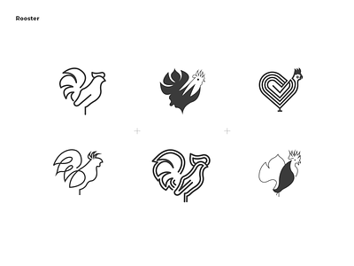 Rooster animal branding design flat icon identity illustraion logo logodesigner logomark minimal rooster symbol