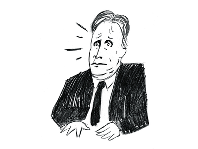 Jon Stewart caricature editorial editorial illustration illustration portrait