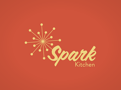 Spark Kitchen bakery kitchen logo vintage