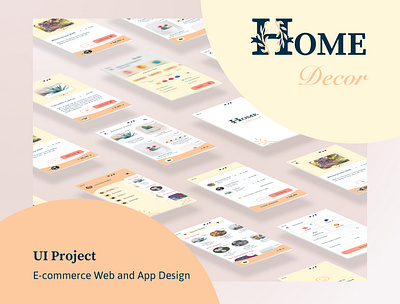 Design of e-commerce app & website app branding design ecommerce app ecommerce design illustration ui web