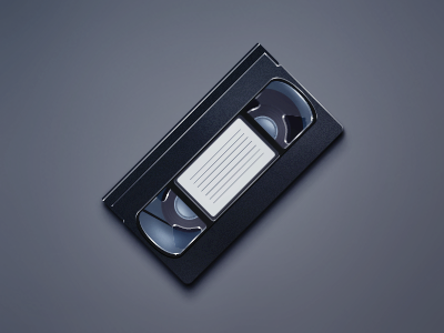 VHS cassette icon retro tape vhs video