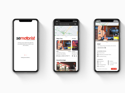 Motorist app design graphic design ui ux