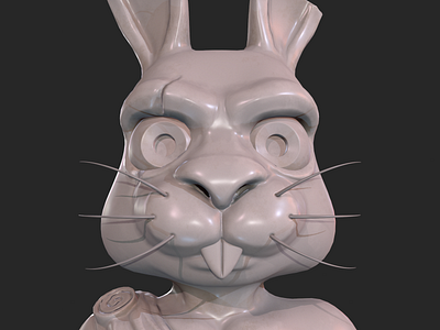 Greek Rabbit 3d 3d art 3d artist animation charactedesign cinema 4d design illustration photoshop render