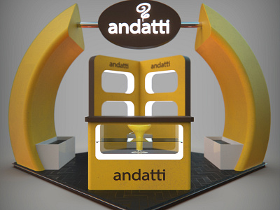 Stand andatti 3d 3d art 3d artist animation cinema 4d design illustration photoshop product product render render stand