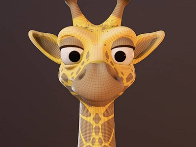 Jirafa 3d c4d character characterdesign cinema4d render substancepainter zbrush