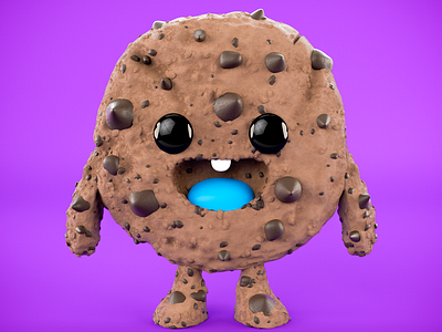 Galleta 3d 3d art 3d artist c4d charactedesign characterdesign cinema 4d cinema4d design illustration photoshop render zbrush