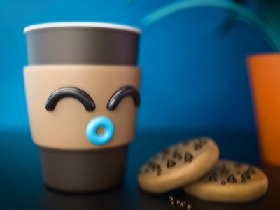 Coffee 3d 3d art 3d artist animation c4d charactedesign character characterdesign cinema 4d cinema4d design illustration motion design motiongraphics render