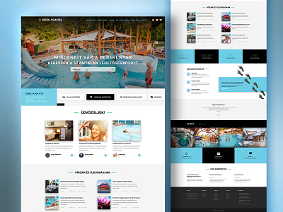 Berekfurdo Landingpage design photoshop ui web