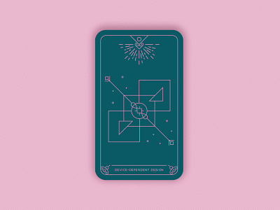 Prediction 2020: The Device-Dependent Design alchemy black magic card design trends geometric illustration illustration digital magic card vector