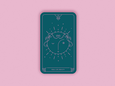 Predictions 2020: Real-Life Beauty beauty card card design geometric illustration magic magic card minimal moon vector