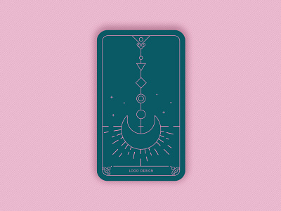 Predictions 2020: Logo Design card card design elegant esoteric geometric iconic magic magic card minimal moon rays space stars sunburst trends trends 2020 two colours vector vectorart