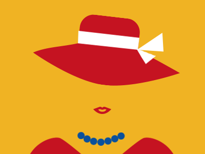 Be british: woman with red hat british funny illustration joomla! man personality