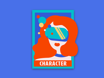 Storytelling in UX Design: The Character augmented reality branding card design futuristic geometric illustration storytelling ui ux vector virtual reality