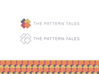 The Pattern Tales colorful fun identity literature logotype pattern sideproject