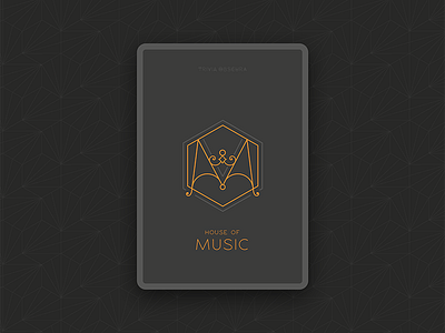 House of Music card dark drop caps game geometric illustration latin pattern ui