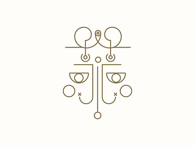 Misdirection design elegant esoteric symbol gold illustration illustrator magic symbol minimal minimalist misdirection symbol