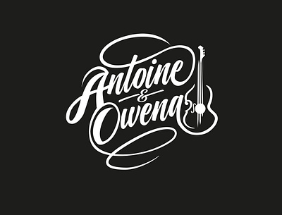 Folk Musician Logo brand branding design folk folk logo font graphic design guitar icon illustration logo minimal music music logo vector violin website